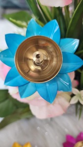 <b>Brass</b> Diya for Diwali Gift - Lotus Shaped Diya for Festive Decoration <b>Oil</b> Puja <b>Lamp</b> with Gift Box - Festive Gifting Item - Product Image 2