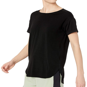 T-shirt personnalisé pour femme 100% coton avec logo, protection solaire UPF 50+, manches courtes, col rond, tissu 180g, nouveau design tendance 2022 - Product Image 2