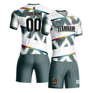 ที่กําหนดเอง OEM เปล่าระเหิดฟุตบอลเครื่องแบบราคาถูกผู้ใหญ่เด็กเสื้อฟุตบอลชุดสําหรับทีมสวมใส่ CustomMade เครื่องแบบฟุตบอล - Product Image 3