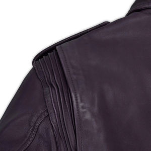 Chaquetas de Cuero Personalizadas al por Mayor, Chaqueta de Cuero para Hombre, Nueva Moda, Color Sólido, Cierre de Cremallera, Chaqueta Casual de Invierno para Hombre - Product Image 5