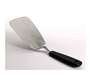 Espátula volteadora de acero inoxidable, espátula para pizza, espátula para freír bistec con mango de PP, precio razonable al por mayor - Product Image 2