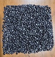 Granules PP noirs à partir de matière première polymère écologique et rentable en plastique recyclé