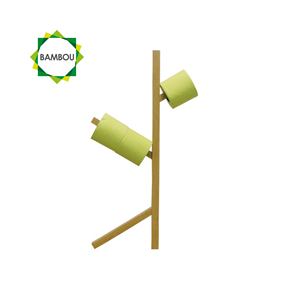 Porte-rouleau de papier toilette en bambou en forme de Y MSV 25 x 8,7 x 70 cm - Product Image 2