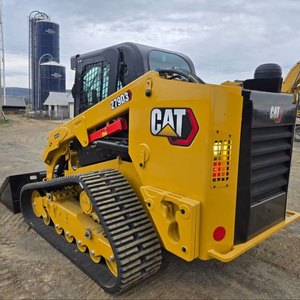 Chargeuse compacte sur chenilles CATERPILLAR 279D3 avec cabine EROPS, chauffage et climatisation, écran avancé avec caméra, hydraulique auxiliaire à haut débit - Product Image 1