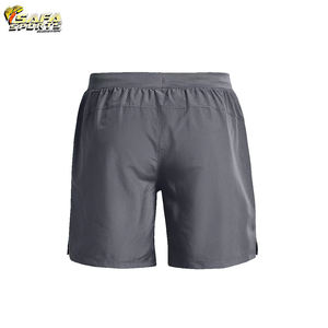 Shorts de sport pour homme, écologiques, décontractés, à motif uni, compressifs, respirants, à séchage rapide, mi-élastiques - Product Image 4