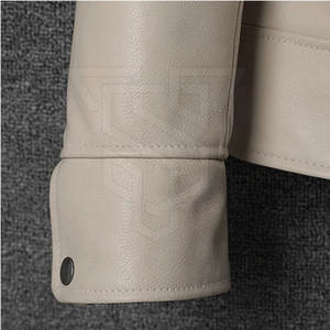 Veste en cuir souple Veste en cuir de qualité supérieure Veste en cuir à usage hivernal Couleur différente - Product Image 6