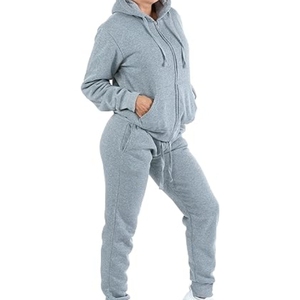 Top qualité femme Flexible confort Fit 100% Polyester survêtements Stretch tricoté tissu femme survêtement - Product Image 3