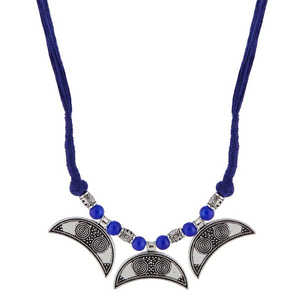 ชุดเครื่องประดับ urthn-สร้อยคอด้ายชุบโรเดียม1111314D - Product Image 1