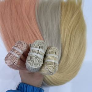 ผมต่อแบบตรง เกรดพรีเมียม ผลิตจากผมแท้เวอร์จินเรมี่ 100% ผมเวียดนาม  แบบเย็บสองชั้นด้วยเครื่องจักร - Product Image 4