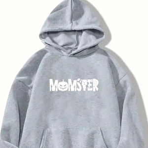 Sudadera con capucha de lana de invierno de calidad superior para mujer, suéter de diseño de nuevo estilo, Sudaderas con cuello con capucha, patrón de estampado en blanco para adultos - Product Image 1