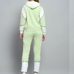 Chándal de algodón 100% para mujer, nuevo estilo, patrón sólido, chándal multicolor de alta calidad para mujer - Product Image 3