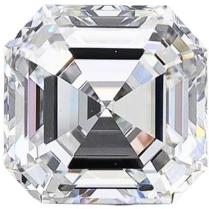 Diamante de Laboratorio Asscher de 4 Quilates, Corte Asscher, Claridad VS2, Color F, Certificado IGI, Suelto - Product Image 2