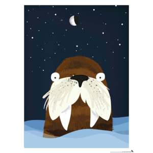 Moderno Juego de 3 Pósters de Pared con Diseño Polar para Habitación Infantil - Product Image 1