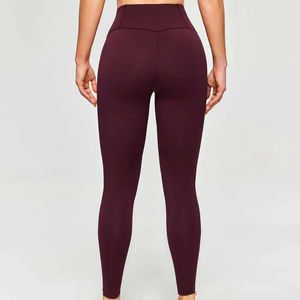Leggings Deportivos Casuales para Mujer, Cintura Alta, Spandex/Poliéster, Tejido Transpirable, Antibacteriano, Sin Costuras, Duradero, OEM, Alta Calidad - Product Image 4