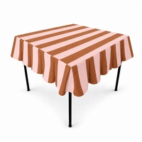 Housse de table Mah Jongg de luxe moderne en toile de coton épaisse, taille sur mesure, couleur personnalisée, rayures noires et blanches pour le divertissement