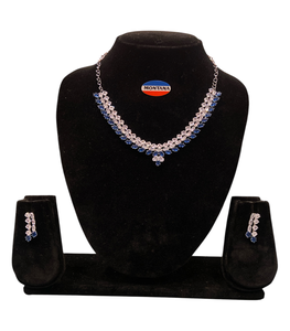 Elegante D5696 Elegante conjunto de collar clásico Joyería de moda con infusión de diamantes - Product Image 5