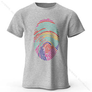 เสื้อยืดผู้ชายมีสไตล์พิมพ์ดิจิตอล3D เสื้อคอตตอน100% ระบายอากาศได้ยาว" - Product Image 5
