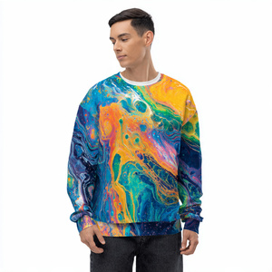 Personnaliser Sublimation Sweat Hommes Col Rond Manches Longues Sweatshirts Hommes Jogging Rue Imprimé Sweatshirts Hommes - Product Image 4