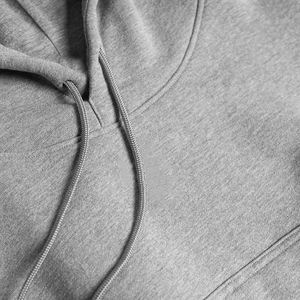 Sweat-shirt à capuche court en polaire personnalisé pour femme, fermeture éclair, hiver, manches longues, pull-over uni, décontracté pour l'extérieur - Product Image 4