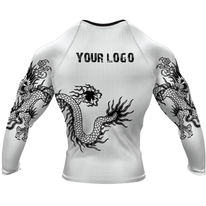 2025 nouveau gros de haute qualité personnalisé pleine Sublimation numérique imprimé Rash Guard/Logo personnalisé Rash Guard Jiu Jitsu Rash Guard - Product Image 2