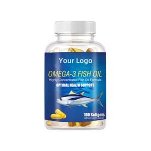 Etichetta privata <span class=keywords><strong>Omega</strong></span> <span class=keywords><strong>3</strong></span> DHA & EPA olio di pesce Softgel integratore - Product Image 1