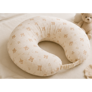 Almohadas de Lactancia para Bebés al por Mayor, 100% Algodón Muselina, Cojín Ergonómico para Amamantar, Correa Ajustable para la Cintura, Funda Extraíble, Turquía - Product Image 1