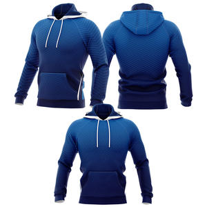 เสื้อสเวตเตอร์สวมหัวลำลองของผู้ชาย OEM เสื้อกันหนาว320 GSM มีฮู้ดสวมใส่สบายลายนูนมีเอกลักษณ์สำหรับฤดูใบไม้ร่วงผ้าโพลีเอสเตอร์/ ผ้าฝ้าย - Product Image 1