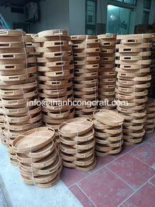 BANDEJA DE RATÁN hecha a mano de Vietnam para uso al por mayor asequible e ideal como BANDEJA DE SOPORTE DE RATÁN decorativa natural - Product Image 5