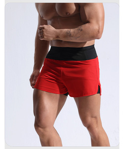 Pantalones cortos para correr con cintura Mest Pocket Sport Gym Pantalones cortos de secado rápido de 2 capas Venta al por mayor Logotipo personalizado 2 en 1 Pantalones cortos DDP Envío - Product Image 4