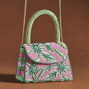 กระเป๋าเย็บปักด้วยมือมีเอกลักษณ์เฉพาะตัวกระเป๋าคลัทช์มือสไตล์โบฮีเมียนกระเป๋าถือดีไซน์แฟนซีซับในขายส่ง - Product Image 1