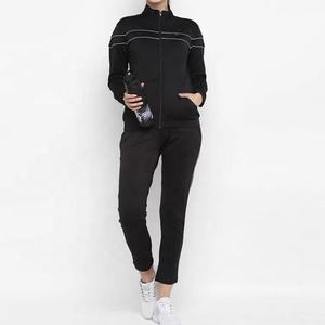 Nouvelle bande de survêtement pour femme, survêtement à séchage rapide pour femme, vêtement d'entraînement sportif, survêtement en Polyester et coton, fermeture éclair, sweat à capuche - Product Image 5