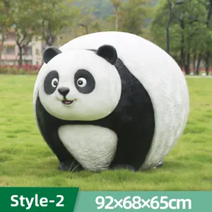 2023 beliebteste Top-Qualität China Giant Cute Panda Sculpture Garden Ornament