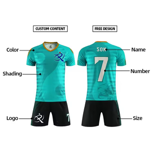 Uniforme de football pour hommes de haute qualité, maillot de football 100% polyester, sublimation et uniforme de football léger - Product Image 5