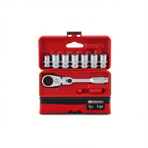 ชุดซ็อกเก็ตหกเหลี่ยมเฟคอม 1/4'' รุ่น R.180HX ชุด 11 ชิ้น - Product Image 2