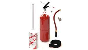 Extintor de Incendios Portátil CE de 9 kg con Polvo ABC, Cilindro de Acero Inoxidable, Hecho en España |   Sistema de Alivio de Presión Integrado - Product Image 2