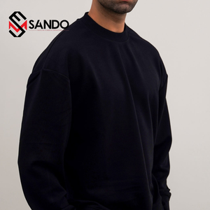 Sudadera con capucha de gran tamaño para hombre de algodón 100% de alta calidad, Sudadera ligera de 500GSM, sudadera 3D personalizada para sudaderas con capucha con estampado de hojaldre - Product Image 1