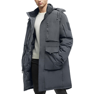 Nouveau Style Meilleur Design Arrivée Respirant Hommes Tissu Parkas Vestes Meilleure Mode Slim Down Polyester À Capuche Parkas Vestes - Product Image 3