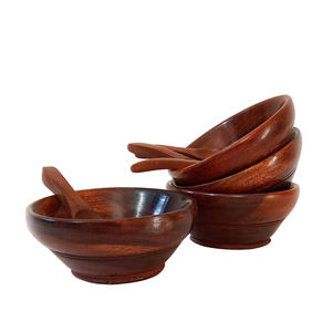 Cuenco de servidor de fruta profundo redondeado de diseño moderno, centros de mesa, cuenco de servidor de fruta decorativo, cuenco de fruta de Metal con acabado antiguo - Product Image 4