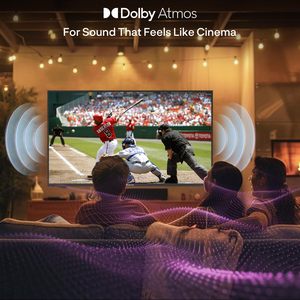 65-Inch 120Hz 4K Smart Outdoor <b>TV</b> Weatherproof with LED Backlight Brightness Visible for Kitchen Use Audio Video Voice Assistant - Product Image 5