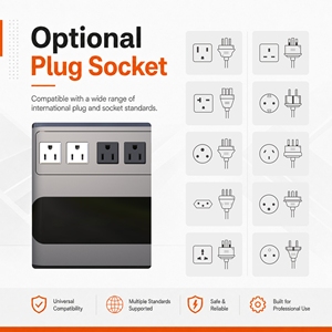 Sistema de Alimentación Ininterrumpida (UPS) Fuera de Línea de 120V 600VA 360W con Pantalla LCD para PC de Escritorio, Batería de Respaldo - Product Image 3