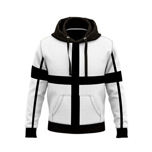 Sudadera con Capucha Blanca Vintage con Lavado Ácido para Hombre, Sudadera Personalizada de Otoño, Gruesa, 100% Algodón - Product Image 1