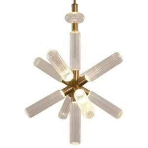 โคมไฟระย้าและโคมไฟห้อยเพดานดีไซน์หรูหราจาก PolarisGlare ที่ได้แรงบันดาลใจจากแสงสว่าง - Product Image 2