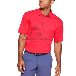 OEM personalizado de los hombres de golf para la camisa de punto de secado rápido transpirable de manga corta al por mayor 2025 - Product Image 3