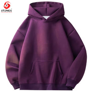 Sweat à capuche en molleton 100% coton pour homme, design personnalisé, impression de haute qualité, séchage rapide, service OEM, col à capuche - Product Image 2