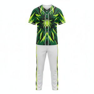 Uniforme de baseball sur mesure, design sublimé de qualité supérieure, respirant, léger, en maille, prêt pour le jeu - Product Image 3