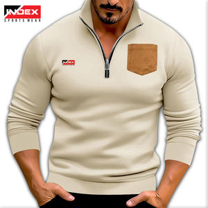 Chaqueta acolchada de hombre desgastada de peso pesado de alta calidad Unisex 100% algodón con cremallera invierno personalizado de gran tamaño - Product Image 6