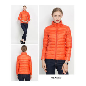 Chaqueta Acolchada de Poliéster para Mujer al por Mayor |   Abrigo de Invierno con Cierre de Cremallera |   Fabricante OEM ODM - Product Image 4