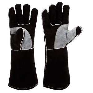 Gants de soudage confortables et doux pour le travail, pour adultes, vente chaude, hommes, femmes, unisexe, en cuir - Product Image 3