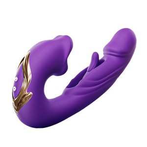 Vibrateur pour femmes avec fonctions de léchage, de succion et de poussée - Product Image 3