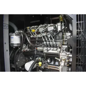 Groupe électrogène diesel industriel triphasé 20 kW NEUF 480 V sur remorque pour alimentation de secours commerciale - Product Image 3